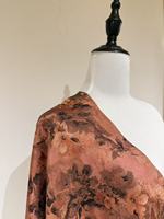 Tissu Jacquard en Promotion : 97% Viscose, 3% Lurex, Imprimé Floral, Matière Brocart pour Abaya, Foulard, Robe, Vêtement