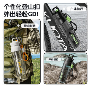 Garrafa Importada de Material Tritan Resistente a Altas Temperaturas Tipo Canudo à Prova de Vazamentos Especial para Estudantes - Product Image 4