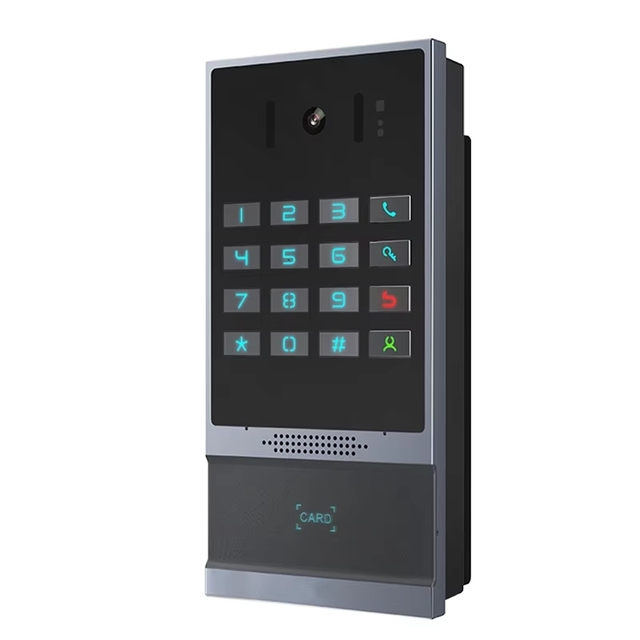 Multi apartment IP Wifi unlock intercom building video intercom system SIP doorphone