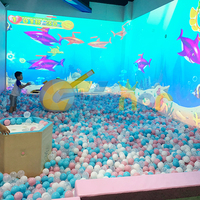 Projecteur interactif AR Smash, jeu de projection murale 3D avec télécommande pour utilisation en intérieur multijoueur pour enfants