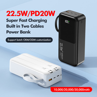 Batteries externes portables de très grande capacité 10000 20000 30000 mAh, échantillons avec livraison gratuite