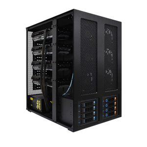 Oem WS04A-1 4gpu 5090 /4090 máy chủ lưu trữ mạng Máy chủ cho EATX Bo mạch chủ hot-swappable đồ họa máy trạm khung gầm - Product Image 3