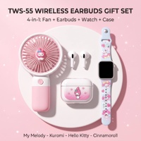 Set Headset Nirkabel Kipas Ventilator Kartu Grosir Pabrik - Hadiah Isi Ulang untuk Dibawa
