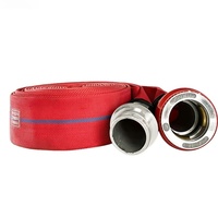 Tuyau d'eau PVC plat haute pression, flexible et durable, moulé pour usage industriel/lutte contre les incendies, diamètre 6 pouces, longueur 10m-100m