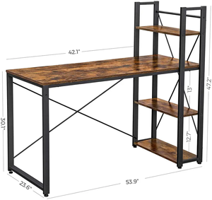 Bàn Phòng Họp Vuông Văn Phòng Bàn Hình Chữ Nhật + Kệ Quản Lý Đồ Nội Thất OEM Máy Tính Nguyên Bản - Product Image 4