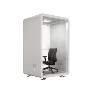 PYinC Bureau mobile simple pour travail privé Bureau d'ordinateur insonorisé silencieux avec espace privé - Product Image 1