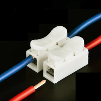 Conectores de cable de resorte CH2 de nailon 5A 3P 5 pines, conector rápido, bloque de terminales de abrazadera para cable eléctrico