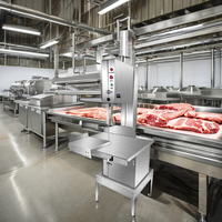 Nouveau 250 # acier inoxydable debout au sol électrique scie à os Machine de découpe Restaurant usage domestique vente au détail magasin d'alimentation moteur engrenage