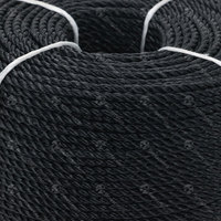 Corde en PP torsadée flottante stable pour l'amarrage en port et la fixation des cultures agricoles