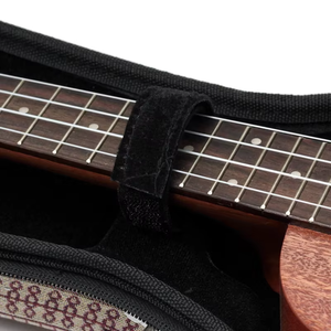 Estuche para ukelele de poliéster impermeable de 21, 23 y 26 pulgadas, mochila de doble hombro reforzada y engrosada con cierre de cremallera para dispositivos electrónicos - Product Image 5