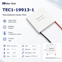 Éléments TEC TEC1-19913 40x40x3,2 mm 23,16 V 13 A pour refroidisseur d'eau de bureau