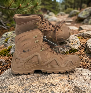 TSB07 Fashion outdoor sports camping Heavy duty men cow leather suede tactical boots long middle short customized Training shoes - Product Image 5