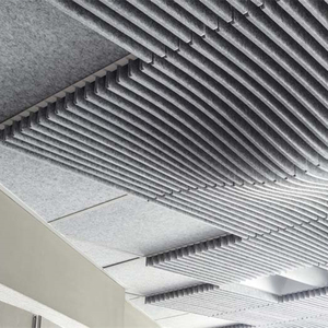 Paneles acústicos de poliéster con deflector Kuswall ecológico económico para edificios comerciales - Product Image 6