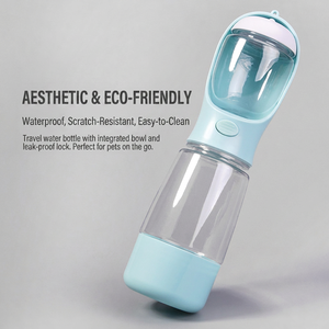 Pet Portable 3 In 1 Water <b>Bottle</b> For <b>Dog</b> Cat Outdoor Use With <b>Drinking</b> Fountain And <b>Bottle</b> Design - Product Image 2