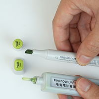 Finecolour EF900 480 couleurs Fabricant fournisseur Encre à base d'alcool Marqueur indélébile Recharge d'encre avec présentoir