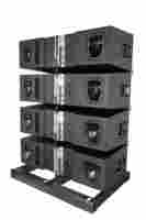 Sistema de Sonido Line Array Activo de 3 Vías con Dos Altavoces de 12 Pulgadas y 1200 W, Controladores Neo de 75/65/75 Núcleos, 102 dB, Caja de Madera Contrachapada para Grandes Eventos en Vivo