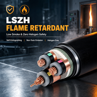 Câble d'alimentation à conducteur en cuivre blindé (SWA) isolé XLPE 0,6/1 kV, gaine LSZH, indice de protection IP65, basse tension, IEC 60502