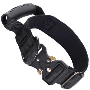 Kingtale Wholesale <strong>Tactical</strong> Training Nylon Control Handle and Quick-Release Metal Buckle <strong>Collar</strong> for <strong>Dog</strong> - Product Image 5