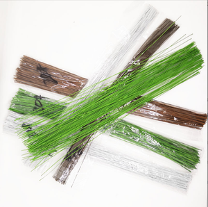 Filo Metallico per Steli Floreali Calibro 18 Rivestito in Carta Verde per Fai da Te - Product Image 4