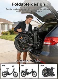 UK stock New Arrivals CY20 Pro 7 Speed city <b>electric</b> folding bicycle 20" high-carbon steel <b>electric</b> bicycle - Product Image 6