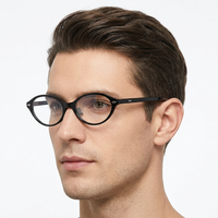 Lunettes anti-lumière bleue de haute qualité RTS, monture complète en acétate faite à la main, petite monture avec charnières à ressort, verres AC unisexes 2026