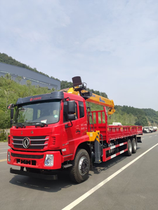 شاحنة رافعة محمولة على هيكل دونغفنغ 6×4 و8×4 بذراع مستقيم، ناقل حركة يدوي جديد، محرك ديزل، سعة تحميل 12 طن، معروضة للبيع - Product Image 5