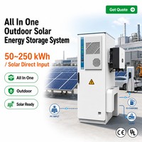 Batterie Lifepo4 50Kw 112.5Kwh 314Ah Armoire de stockage d'énergie industrielle et commerciale Système de batterie solaire haute tension IP54