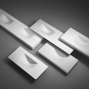 Lavabo Rectangular de Mármol Tradicional de Lujo con Desagüe, Capacidad Personalizada para Uso en Villas/Hoteles - Product Image 1