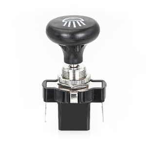 12 Volt <strong>Push</strong> Pull Headlight <strong>Switch</strong> <strong>Button</strong> with Terminal for Universal Automotive Applications - Product Image 3
