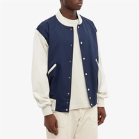Blouson aviateur léger à épaules tombantes pour hommes avec boutons pression vente en gros