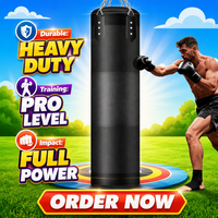 Sac de frappe Oxford 4FT pour adultes, sac de sable de boxe personnalisé avec logo pour MMA et Kickboxing