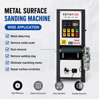 Machine de finition de surface métallique personnalisable, manuelle ou automatique, pour le débavurage, le brossage et le polissage de l'acier inoxydable jusqu'à 400 mm