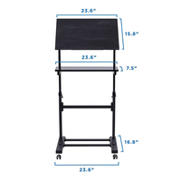 Support en bois pour ordinateur portable, bureau, support réglable en hauteur, chariot de formation, Table, meuble de maison