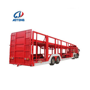 Hydraulique À Double Pont En Acier Châssis <span class=keywords><strong>Auto</strong></span> 5 Voiture Véhicule Transporteur À 2 Essieux À Vendre Philippines - Product Image 1