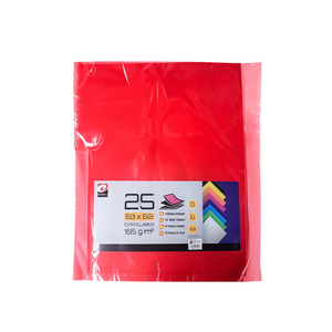 กระดาษสีแดงขนาดใหญ่เออร์ปสล์ 65x50 ซม. 25 แผ่น อุปกรณ์งานฝีมือ - Product Image 2