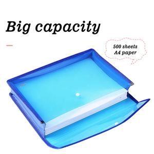 A3 A4 A5 FC <span class=keywords><strong>documento</strong></span> in plastica trasparente per ufficio in PVC satinato con borsa per cartelle trasparente con fondo impermeabile - Product Image 6