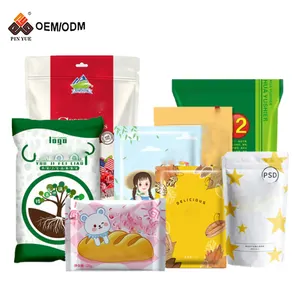 Recyclable Zipper Lock Pouch PE PET PP Bags For Liquid Dried Product Customized Logo And Specification Food PE Plastics Bags