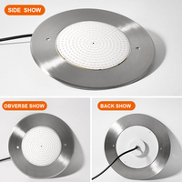 Lámpara para Piscina CA/CC 12V IP68 Impermeable RGBW Acero Inoxidable 316 Rellena de Resina Luces LED Sumergibles para Piscina