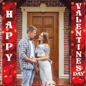 Decoración de Corazón Personalizada para Parejas, de Poliéster Digital Ecológico, con Eslogan de Bendición, Romántica y Festiva para el Día de San Valentín - Product Image 4