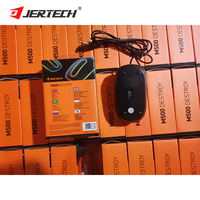 Souris de jeu optique ergonomique filaire USB RGB JERTECH M500 OEM, accessoires informatiques, pour PC de bureau