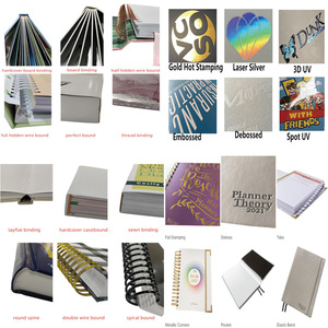 كتب روائية جديدة بحافة ملونة مخصصة ، طباعة عالية الجودة لكل تصميم - Product Image 5