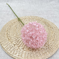 Bunga Hydrangea Artificial Hot Sale untuk Dekorasi Pernikahan, Wisuda, dan Meja Ruang Tamu, Ukuran 73cm, Bahan Plastik