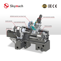 Tour CNC compact à banc incliné BR20H, haute performance, pour la production de petites à moyennes séries en environnements d'atelier