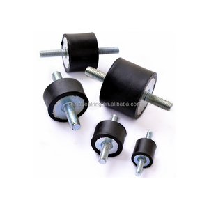 Industrielle wetterfeste Gummidämpfer für den Außenbereich, M8-Gewinde, Silent Block Vibrationsdämpfer mit Muttern und Unterlegscheiben, zuschneidbar - Product Image 1