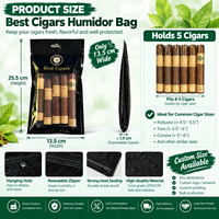 Contrôle d'humidité bidirectionnel 69 % HR personnalisé (1-10 pièces) pour boîte humidor à cigares / accessoires pour cigares / sac humidor à cigares