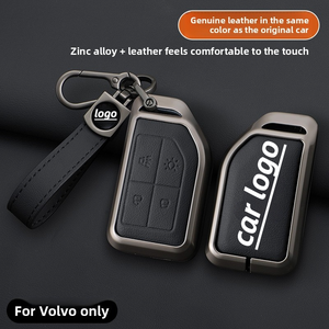 Funda protectora metálica con hebilla para llavero de camión Volvo, nueva, para camión FMFH FH16, tractor, control remoto de alta resistencia - Product Image 3