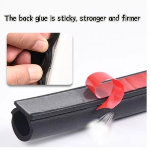 Sello de puerta de coche tipo <span class=keywords><strong>P</strong></span> <span class=keywords><strong>Z</strong></span> D B, tira de sellado de goma para puerta de burlete, aislamiento acústico de coche, sellado de goma para goma de coche - Product Image 3