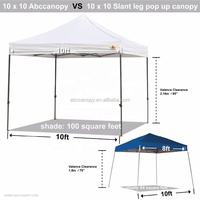 Tentes à baldaquin instantanées, chapiteaux pliables 3x3, barnums pliants, gazebos compacts, tentes pop-up 3x3