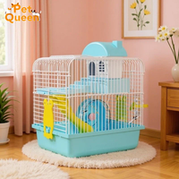 Cage à hamster pliable de luxe en acrylique, grande, style château, portable, pour hamsters, fabrication sur mesure, vente en gros