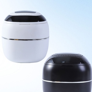 เครื่องทำความสะอาดอัลตราโซนิกแบบพกพาสำหรับงานทันตกรรม พร้อมไฟ UV LED สำหรับอบแห้ง ขนาด 180 มล. ผลิตจากสแตนเลส 304 สำหรับทำความสะอาดเครื่องประดับและฟันปลอม - Product Image 5